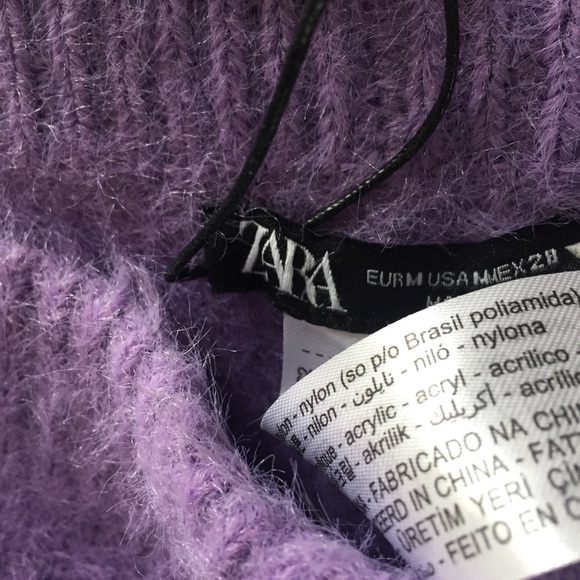 Zara Fuzzy High Waist Shorts - Picture 6 of 7